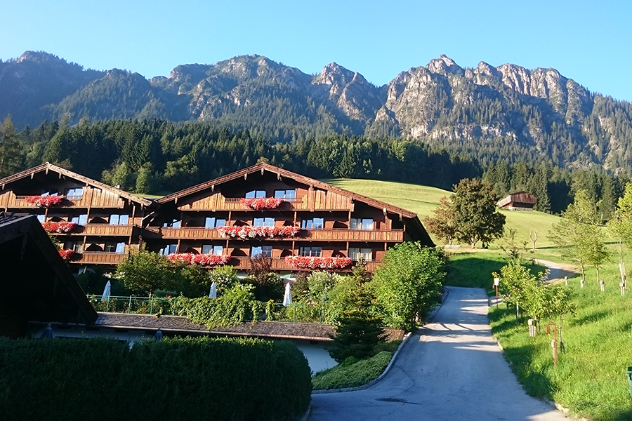 View of Austrian mountains