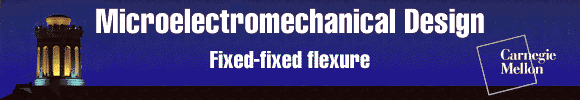 Fixed-fixed flexures