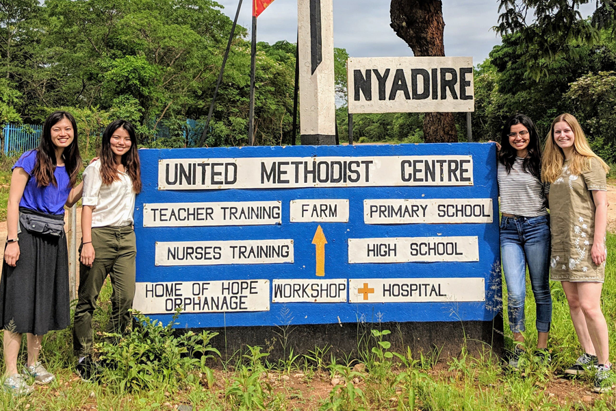 students in Zimbabwe