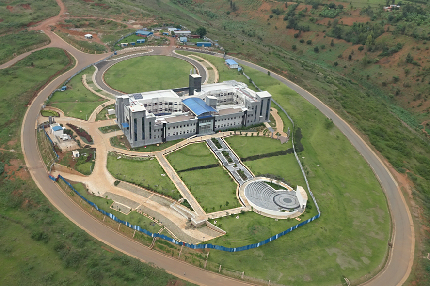 new building on CMU-Africa campus