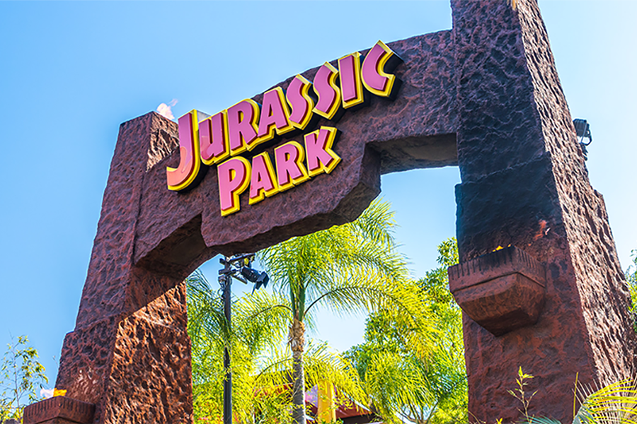 Entrance to Jurassic Park