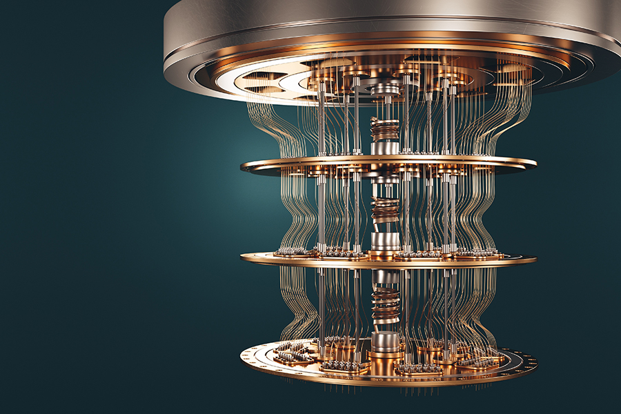 Inside of a quantum computer