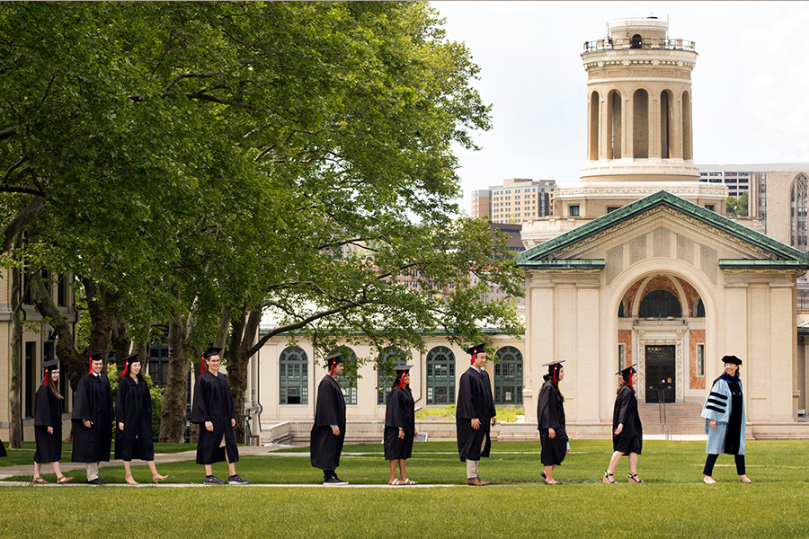 graduation walk new