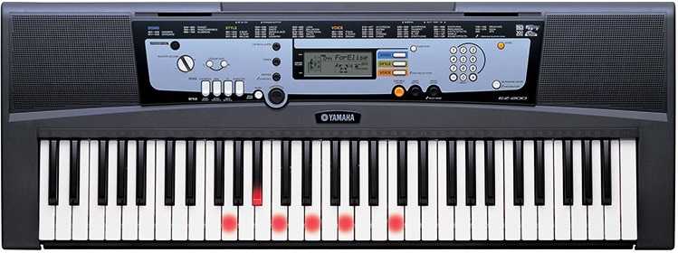Yamaha Lighted Keyboard